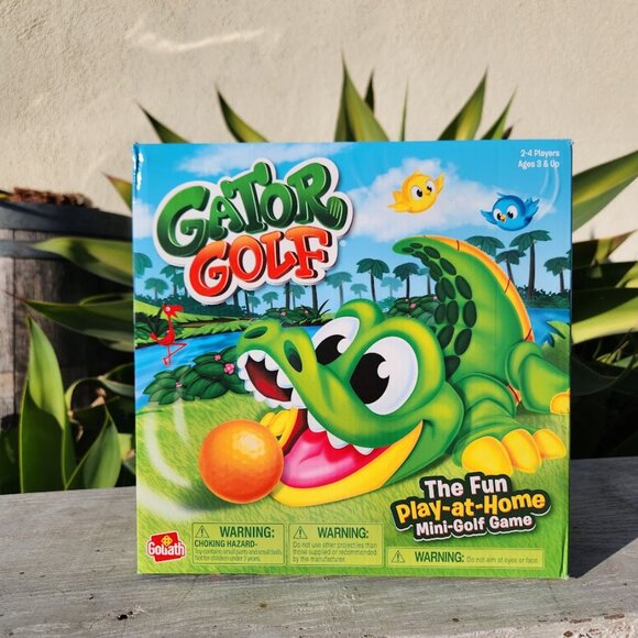 NEW Gator Golf Lawn Game Backyard Picnic Fun Minifigure Golf Putt Alligator Tail - Picture 1 of 13